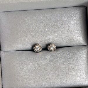 Nordstrom Elegant Silver Stud Earrings